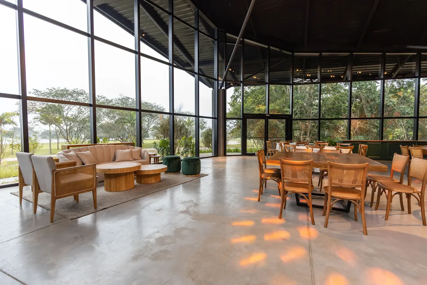 Members gathered in a club function room during an event